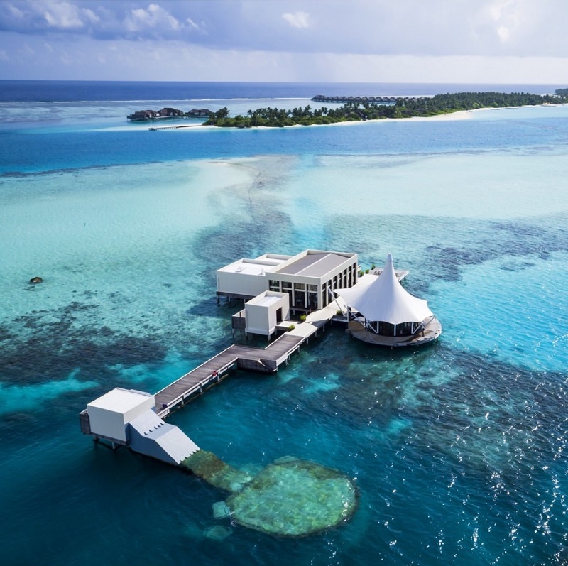 Restaurantes subaquáticos nas Maldivas