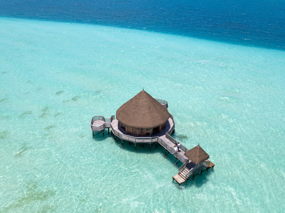 11 Aerial Shot of Lagoon Champa - Gili Lankanfushi - Guia Completo Resort