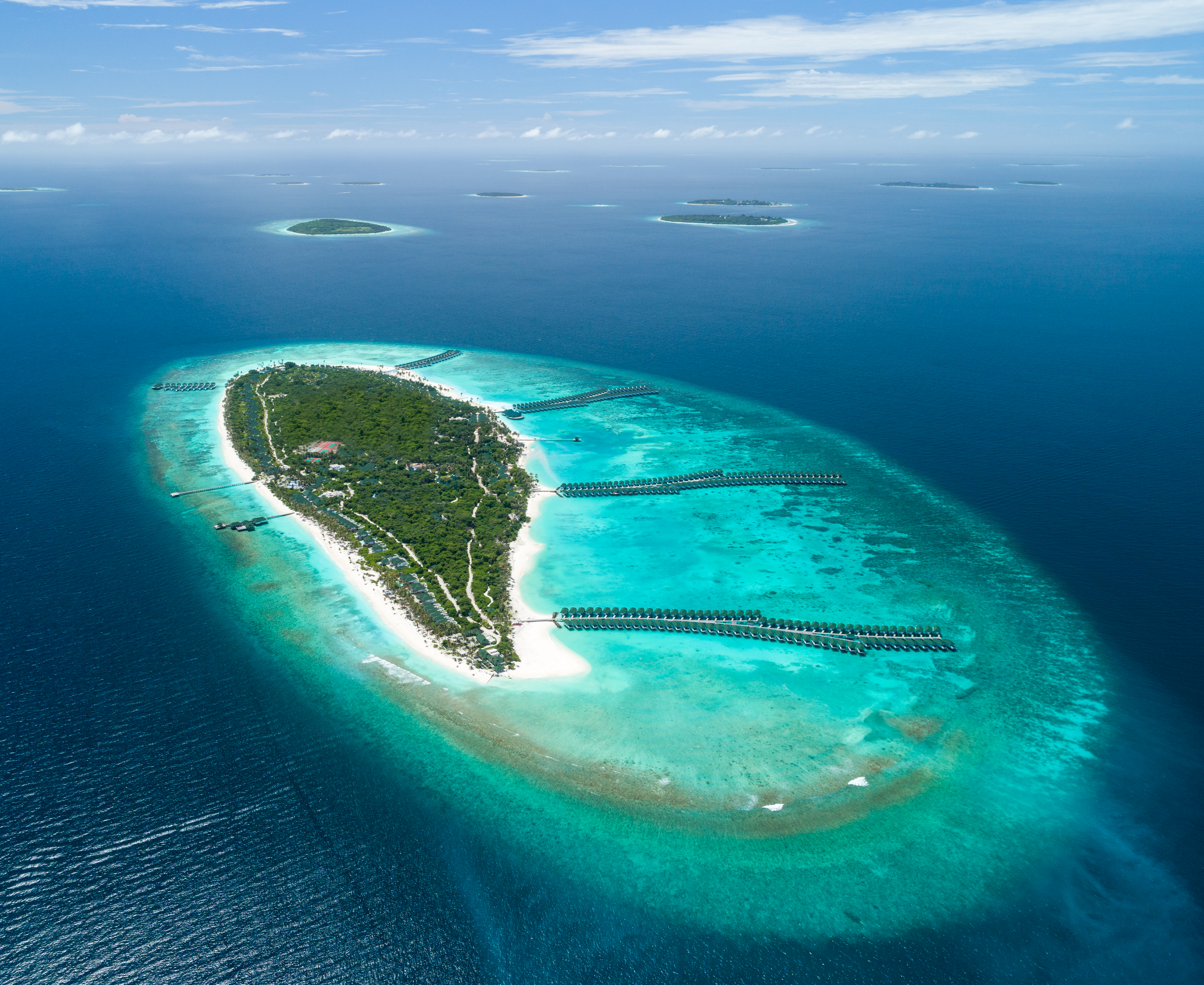 Siyam Water World Aerial - 5 razões pelas quais o Siyam World Maldivas deve estar em sua lista de desejos
