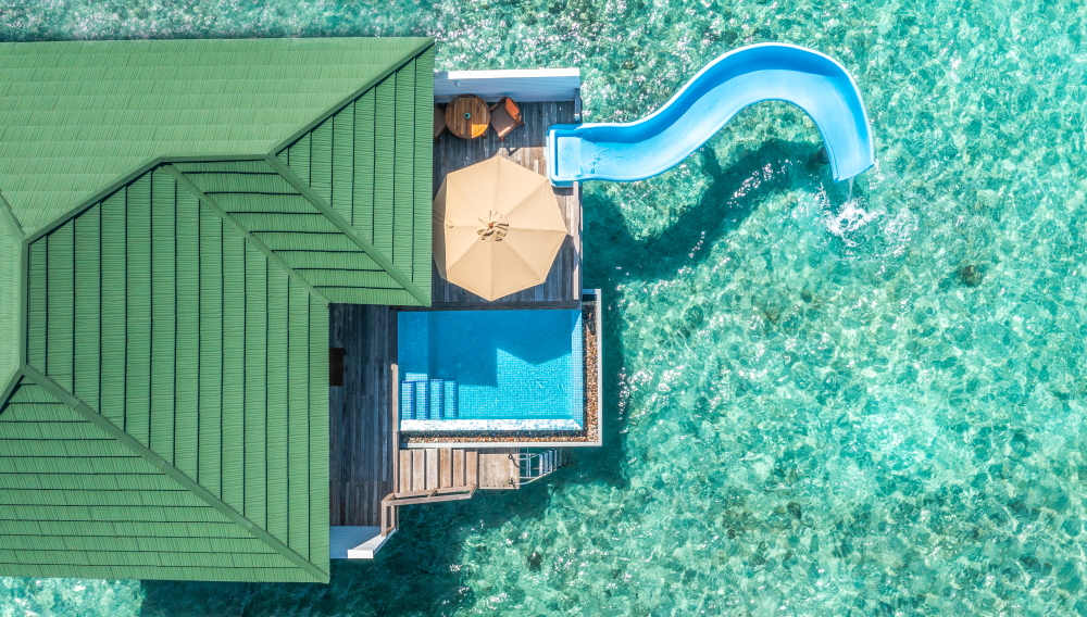 lagoon villa with pool and slide - 5 razões pelas quais o Siyam World Maldivas deve estar em sua lista de desejos
